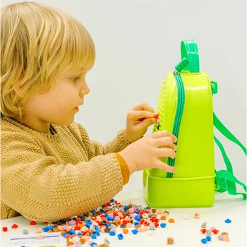 Creative child blocks bag Kids backpacks Multi-function DIY student bag Small particle building blocks assembling toys storage
Creative child blocks bag Kids backpacks Multi-function DIY student bag Small particle building blocks assembling toys storage