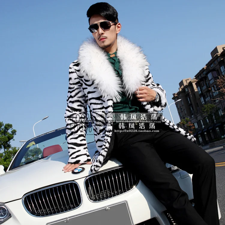 Hot 2019 NEW Men brand fashion casual medium-long faux fur coat Leopard overcoat men's clothing singer costumes trench
Hot 2019 NEW Men brand fashion casual medium-long faux fur coat Leopard overcoat men's clothing singer costumes trench