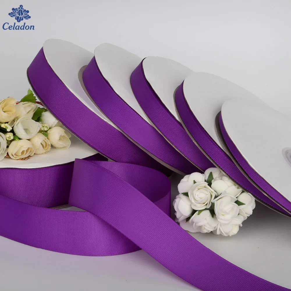 Wholesale Retail 7-38mm Purple Color Grosgrain Ribbon Gift Packing Christmas Ribbons Wedding Party Decorative Crafts Ribbons
Wholesale Retail 7-38mm Purple Color Grosgrain Ribbon Gift Packing Christmas Ribbons Wedding Party Decorative Crafts Ribbons