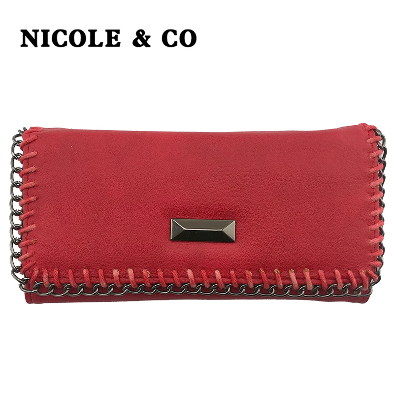 NICOLE & CO New Women Wallets PU Leather Long Style Card Holder Money Purse Fashion Female Hand Phone Bag
NICOLE & CO New Women Wallets PU Leather Long Style Card Holder Money Purse Fashion Female Hand Phone Bag