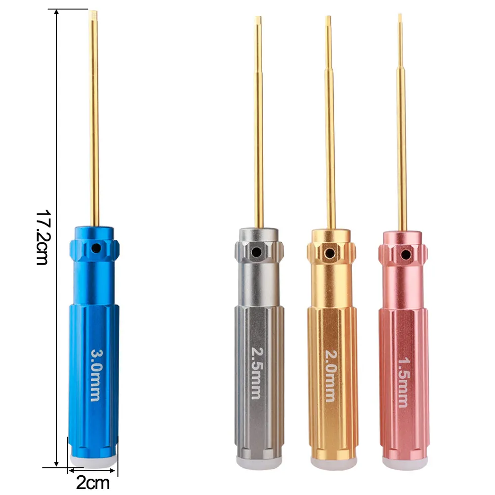 1PCS Hex Screwdrivers Key Driver Tool Set 1.5mm 2mm 2.5mm 3mm for RC Hobby Model Car/Heli HSP Alloy Aluminum Tools Kits
1PCS Hex Screwdrivers Key Driver Tool Set 1.5mm 2mm 2.5mm 3mm for RC Hobby Model Car/Heli HSP Alloy Aluminum Tools Kits