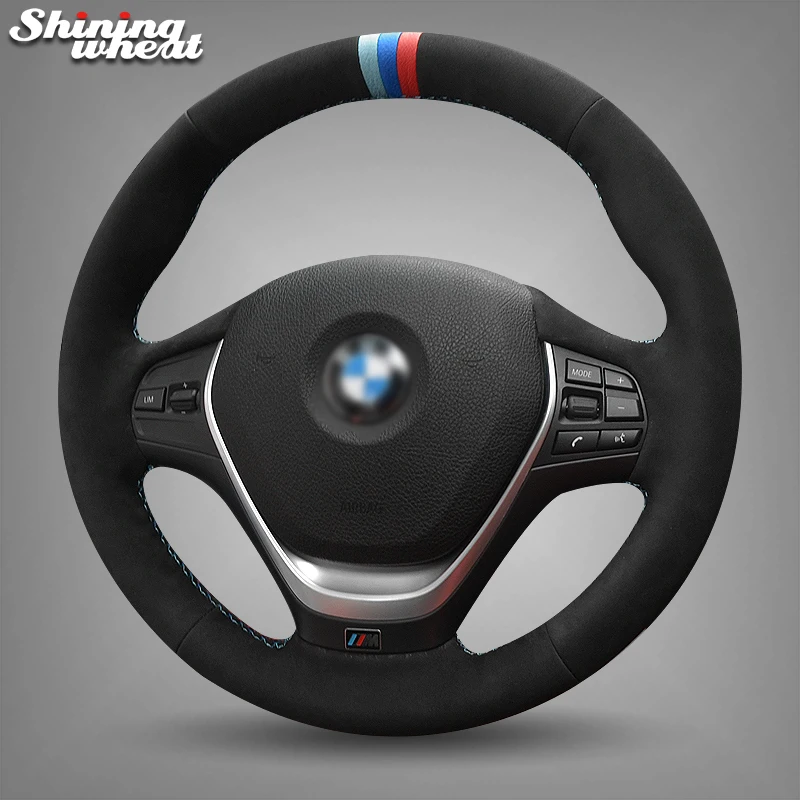 BANNIS Black Suede Blue Red Marker Car Steering Wheel Cover for BMW F30 320i 328i 320d F20
BANNIS Black Suede Blue Red Marker Car Steering Wheel Cover for BMW F30 320i 328i 320d F20