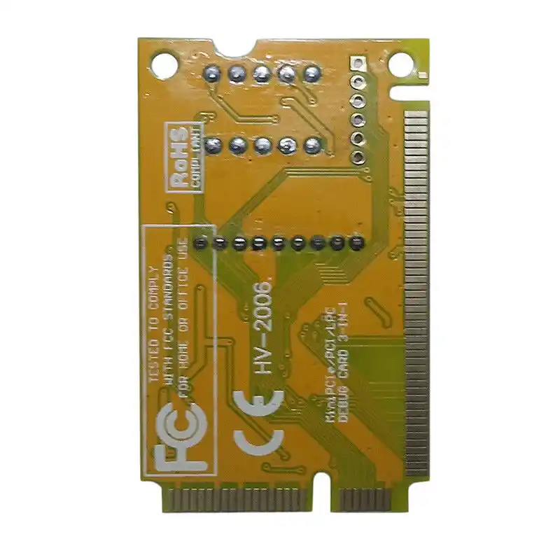 2 значный портативный компьютер ПК Mini PCI E LPC анализатор ноутбука тестер