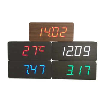 Big digital numbers clocks wood LED Alarm Clocks Wooden clocks LED display Clock
Big digital numbers clocks wood LED Alarm Clocks Wooden clocks LED display Clock