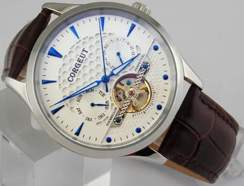 Corgeut 44mm polished Solid stainless steel Case White Dial Automatic Mens Watch 1589
Corgeut 44mm polished Solid stainless steel Case White Dial Automatic Mens Watch 1589