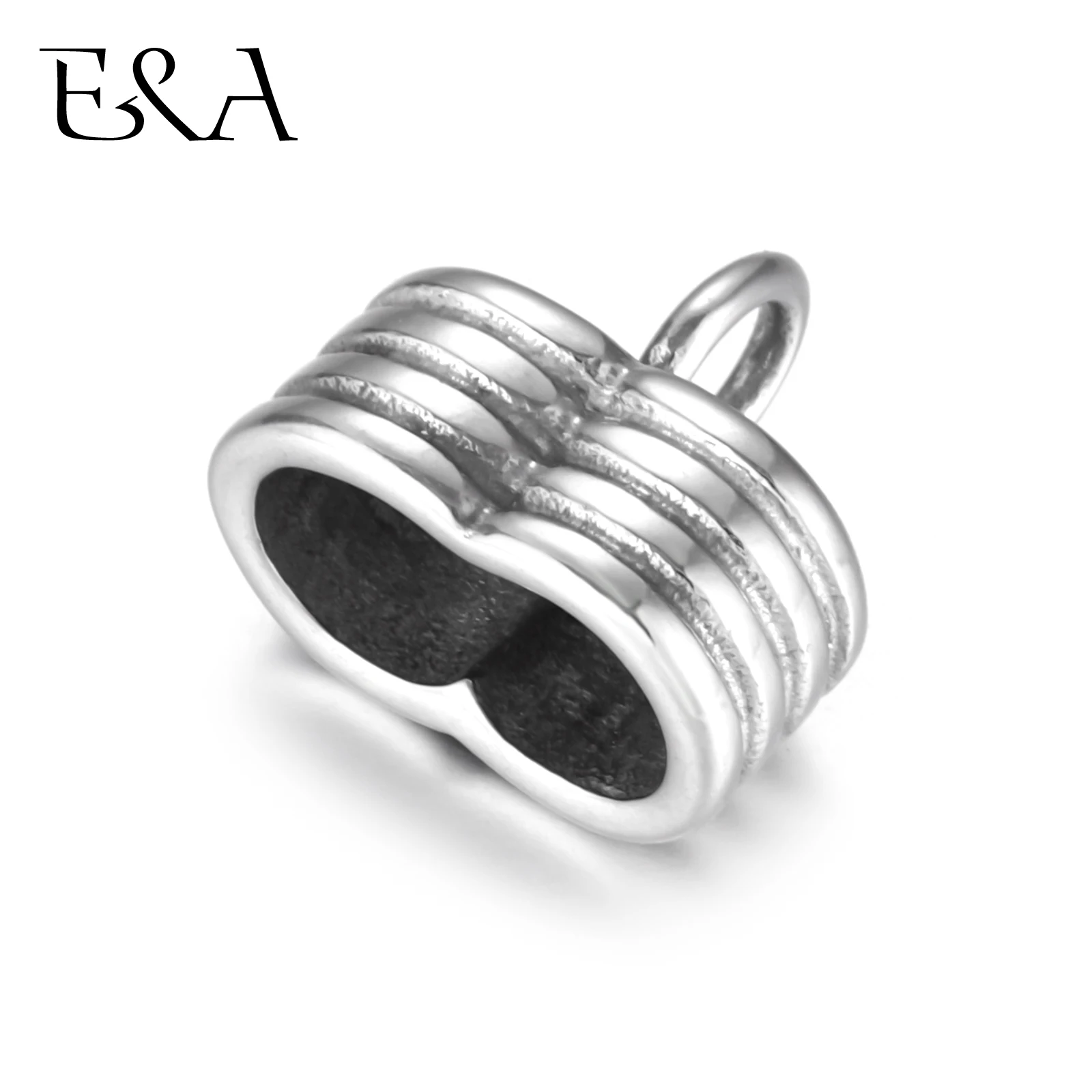 4pcs Stainless Steel End Beads with Loop Thread Double Hole 5mm for Jewelry Making Leather Cord End Caps DIY Accessories
4pcs Stainless Steel End Beads with Loop Thread Double Hole 5mm for Jewelry Making Leather Cord End Caps DIY Accessories