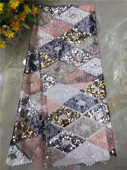 Luxury party African net lace cloth with sequins French tulle apparel fabric for sewing dress PDN388(5yards/lot)
Luxury party African net lace cloth with sequins French tulle apparel fabric for sewing dress PDN388(5yards/lot)