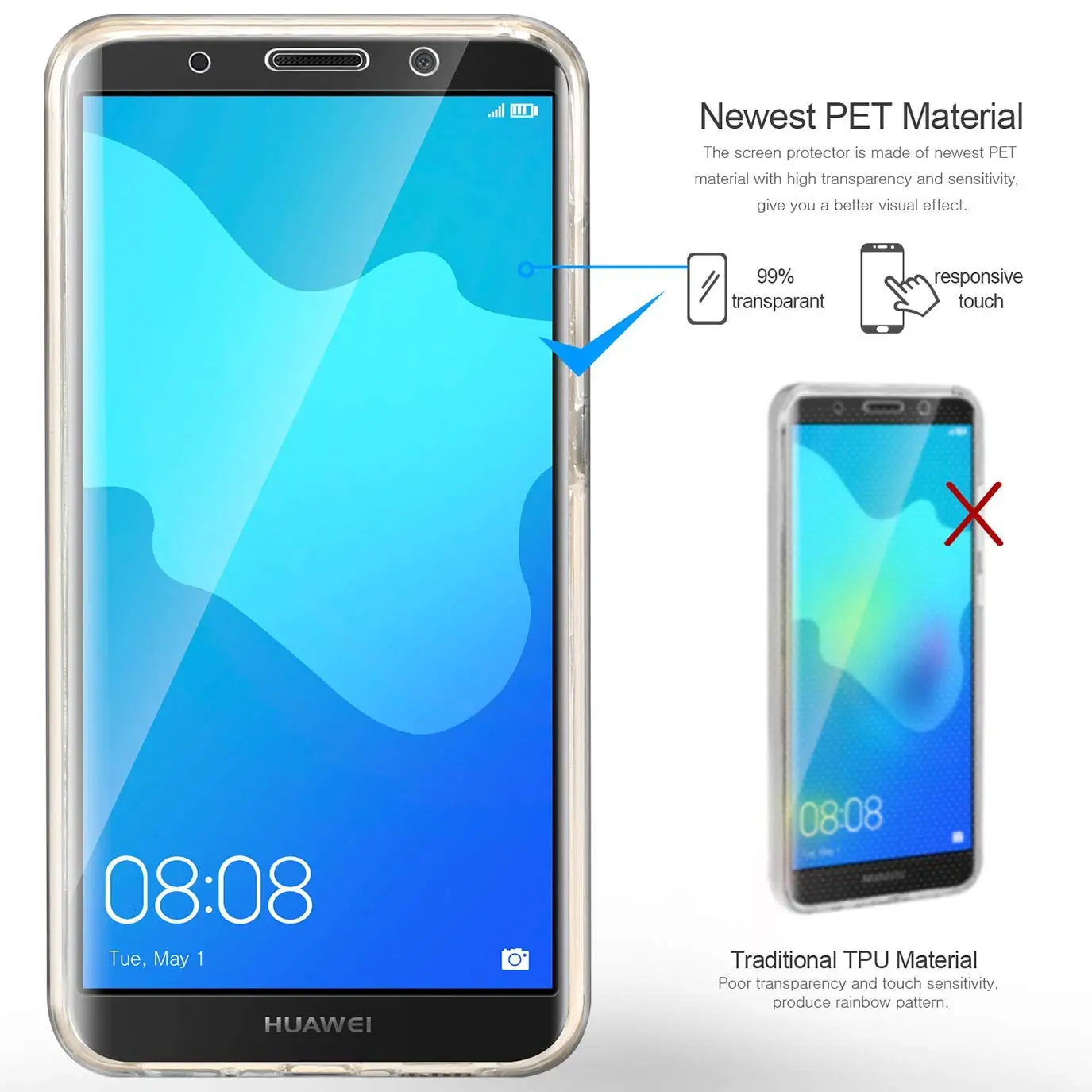 360 Degree Shockproof Case for HUAWEI P8 P9 P10 P20 plus Lite mini mate 10 20 lite Soft Cover
360 Degree Shockproof Case for HUAWEI P8 P9 P10 P20 plus Lite mini mate 10 20 lite Soft Cover