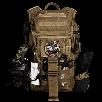 1000D Nylon Breathable Outdoor Tactical Backpack with KAM Zipper For Camping Hiking 40L Backpack Bag Double Shoulder Bag
1000D Nylon Breathable Outdoor Tactical Backpack with KAM Zipper For Camping Hiking 40L Backpack Bag Double Shoulder Bag