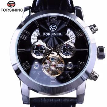 Forsining 5 Hands Tourbillion Fashion Wave Dial Design Multi Function Display Men Watches Top Brand Luxury Automatic Watch Clock
Forsining 5 Hands Tourbillion Fashion Wave Dial Design Multi Function Display Men Watches Top Brand Luxury Automatic Watch Clock