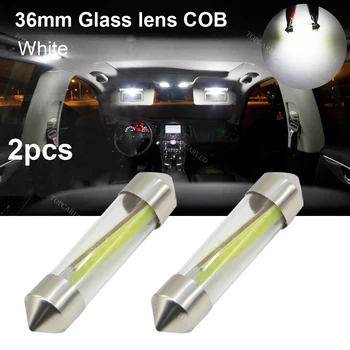 2Pcs/Lot COB Led Chips C5W 36mm Car Interior Glass Lens Festoon Dome Reading 12V DC White Bulbs
2Pcs/Lot COB Led Chips C5W 36mm Car Interior Glass Lens Festoon Dome Reading 12V DC White Bulbs