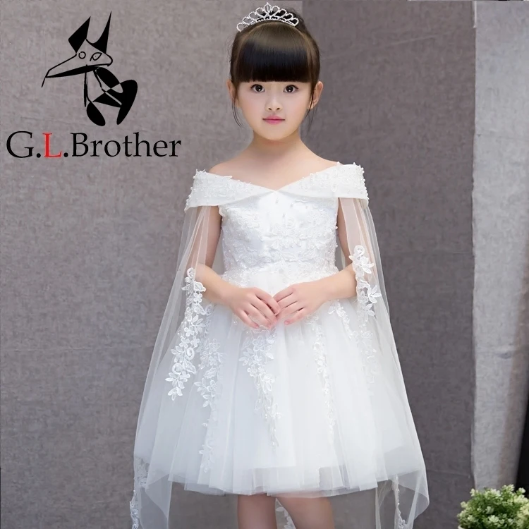 Kids Banquet Dress White Emboridery Ball Gowns Shoulderless Elegant Girl's Wedding Clothing Luxury Birthday Party Dresses S140
Kids Banquet Dress White Emboridery Ball Gowns Shoulderless Elegant Girl's Wedding Clothing Luxury Birthday Party Dresses S140