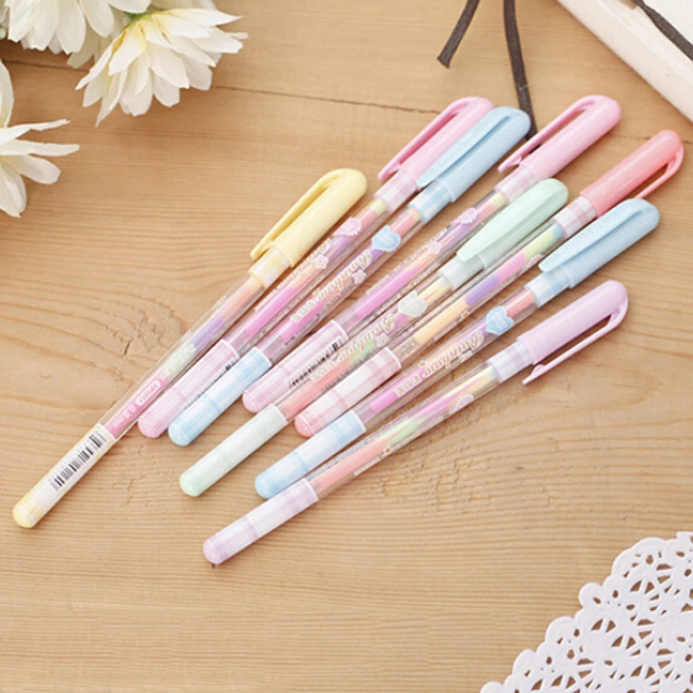 Top Quality Korean Cartoon Kids Education Tools Ink 6 Colors highlighter Color Change pen Black Paper Fluorescent Paint Pens
Top Quality Korean Cartoon Kids Education Tools Ink 6 Colors highlighter Color Change pen Black Paper Fluorescent Paint Pens