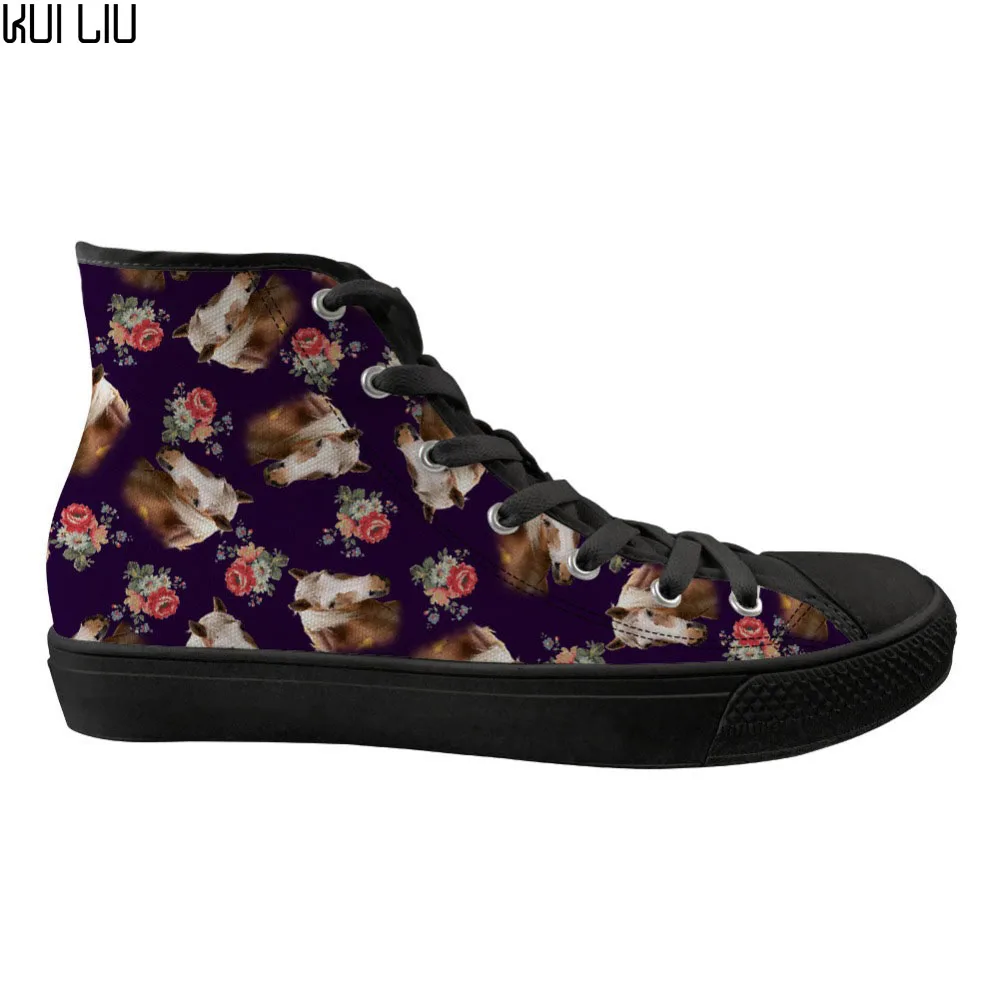 Customized Women Shoes Spring Fashion Girls Flats High Top Casual Canvas Shoes Woman Horse Floral Print Ladies Vulcanize Shoes
Customized Women Shoes Spring Fashion Girls Flats High Top Casual Canvas Shoes Woman Horse Floral Print Ladies Vulcanize Shoes