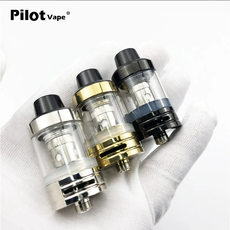 

Pilot Vape Subohm a Tank Atomizer 2.5ML 510 Thread 0.5ohm Atomizer Tank with Spare 0.3ohm Coil Packing Fit for 510 Battery Mod