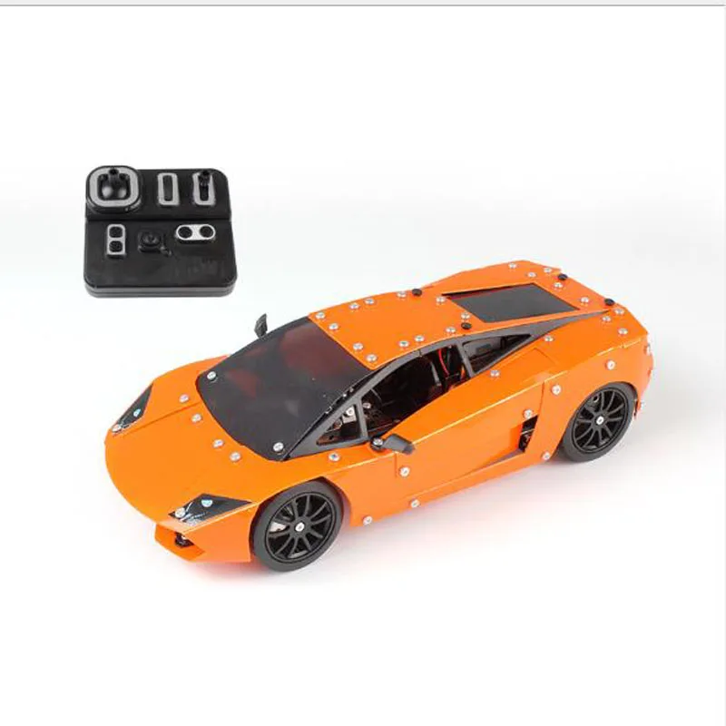 1PCS Alloy Assembled Remote Control Car1:16stainless Steel 4-Channel Remote Control Car Diy Assembled Car Building Block Model
1PCS Alloy Assembled Remote Control Car1:16stainless Steel 4-Channel Remote Control Car Diy Assembled Car Building Block Model