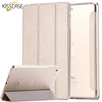 KISSCASE For ipad mini ipad5 6 Air 2 Flip Transparent Clear Leather Case For ipad Air
