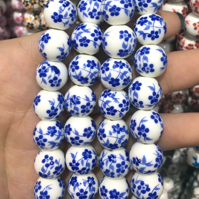 100pcs/lot 8mm Flower Painted Ceramic Porcelain Beads Round Stone Loose Spacer Bead Jewelry Making Handmade Diy Necklace Acc
100pcs/lot 8mm Flower Painted Ceramic Porcelain Beads Round Stone Loose Spacer Bead Jewelry Making Handmade Diy Necklace Acc