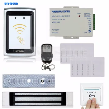 DIYSECUR Remote Control 125KHz RFID Reader 180KG Magnetic Lock Door Access Control Security System Kit
DIYSECUR Remote Control 125KHz RFID Reader 180KG Magnetic Lock Door Access Control Security System Kit