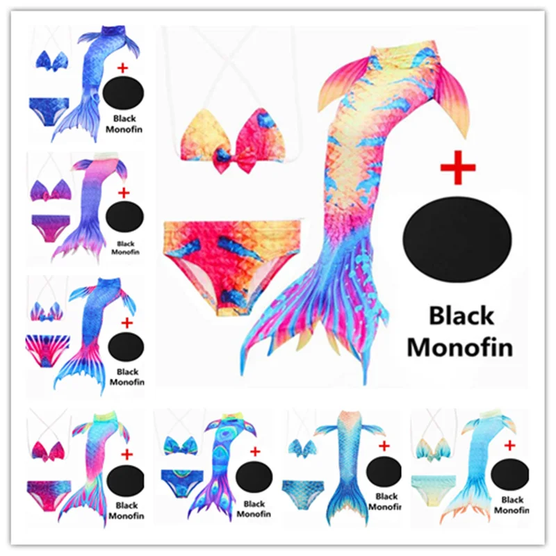 4PCS/Set Children Mermaid Tails With Monofin Kids Girls The Tail of Mermaid Costumes Little Mermaid Bikini Set Zeemeerminstaart
4PCS/Set Children Mermaid Tails With Monofin Kids Girls The Tail of Mermaid Costumes Little Mermaid Bikini Set Zeemeerminstaart