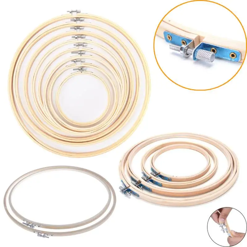 10-40CM 15Size DIY Needlecraft Cross Stitch Machine Bamboo Frame Embroidery Hoop Ring Round Loop Hand Household Sewing Tools
10-40CM 15Size DIY Needlecraft Cross Stitch Machine Bamboo Frame Embroidery Hoop Ring Round Loop Hand Household Sewing Tools