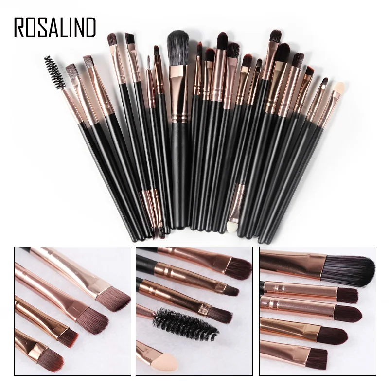 ROSALIND 20Pcs Makeup Brushes Soft Synthetic Hair Eyeshadow Cosmetics Make Up Brushes profissional full makeup brush
ROSALIND 20Pcs Makeup Brushes Soft Synthetic Hair Eyeshadow Cosmetics Make Up Brushes profissional full makeup brush