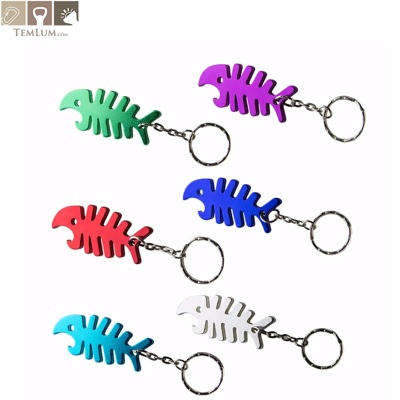 TEMLUM 6Pcs/6Colors FIsh Shape Beer Bottle Opener Fishbone Aluminum Alloy Bottle Opener Keychain Ring kitchen Tool Trinket Gifts
TEMLUM 6Pcs/6Colors FIsh Shape Beer Bottle Opener Fishbone Aluminum Alloy Bottle Opener Keychain Ring kitchen Tool Trinket Gifts