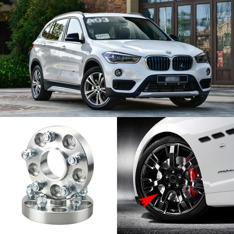 4pcs 1" Wheel Spacers Adapters 5 Lug 5x120-12x1.5 Studs For BMW Series | Автомобили и мотоциклы