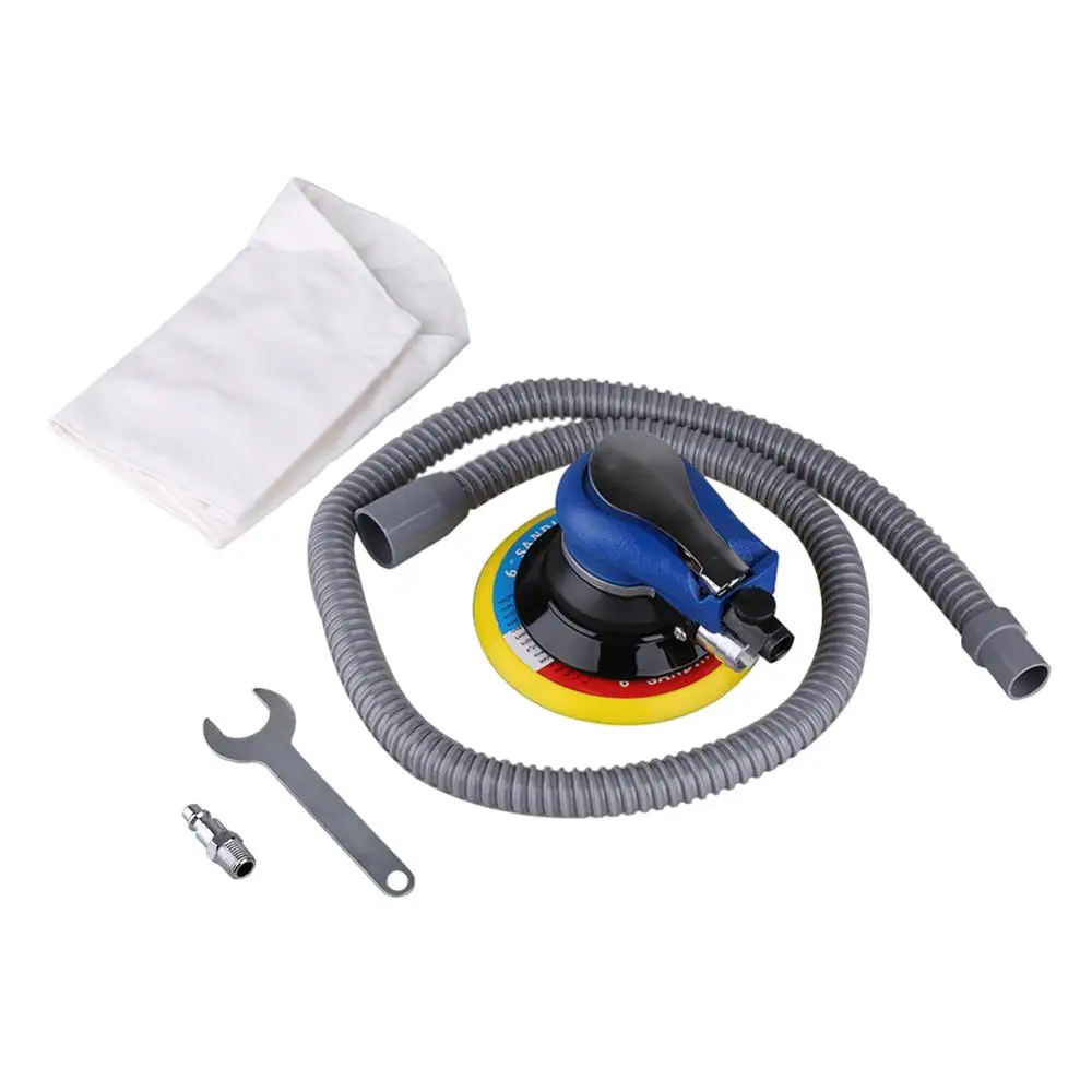New Arrival Air Sander Random Orbital Palm Sander 6" 150mm Pad Pneumatic Tool Polisher Dust Collection+Dust Collection Hose
New Arrival Air Sander Random Orbital Palm Sander 6" 150mm Pad Pneumatic Tool Polisher Dust Collection+Dust Collection Hose