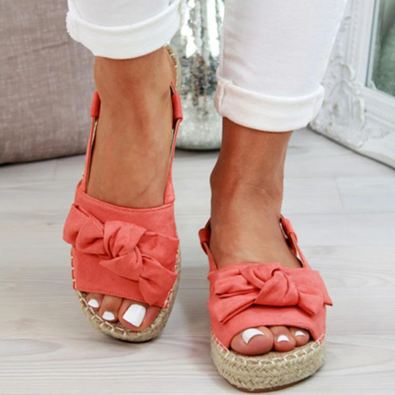 Hemp Flock Women Platform Sandals Canvas Flats Ladies Buckle Strap Peep Toe Bowknot Casual Fashion Summer Woman Shoes Plus Size
Hemp Flock Women Platform Sandals Canvas Flats Ladies Buckle Strap Peep Toe Bowknot Casual Fashion Summer Woman Shoes Plus Size