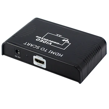 HDMI to SCART Converter Video Audio Adapter for HD to Analog for Composite Video Signal + Stereo Audio Signal output PAL 1080P
HDMI to SCART Converter Video Audio Adapter for HD to Analog for Composite Video Signal + Stereo Audio Signal output PAL 1080P