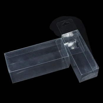 Retail 80Pcs/Lot 3*3*7.5cm Transparent PVC Mini Plastic Hang Hole Clear Poly Display Box For Event Jewelry Gifts Package Boxes
Retail 80Pcs/Lot 3*3*7.5cm Transparent PVC Mini Plastic Hang Hole Clear Poly Display Box For Event Jewelry Gifts Package Boxes