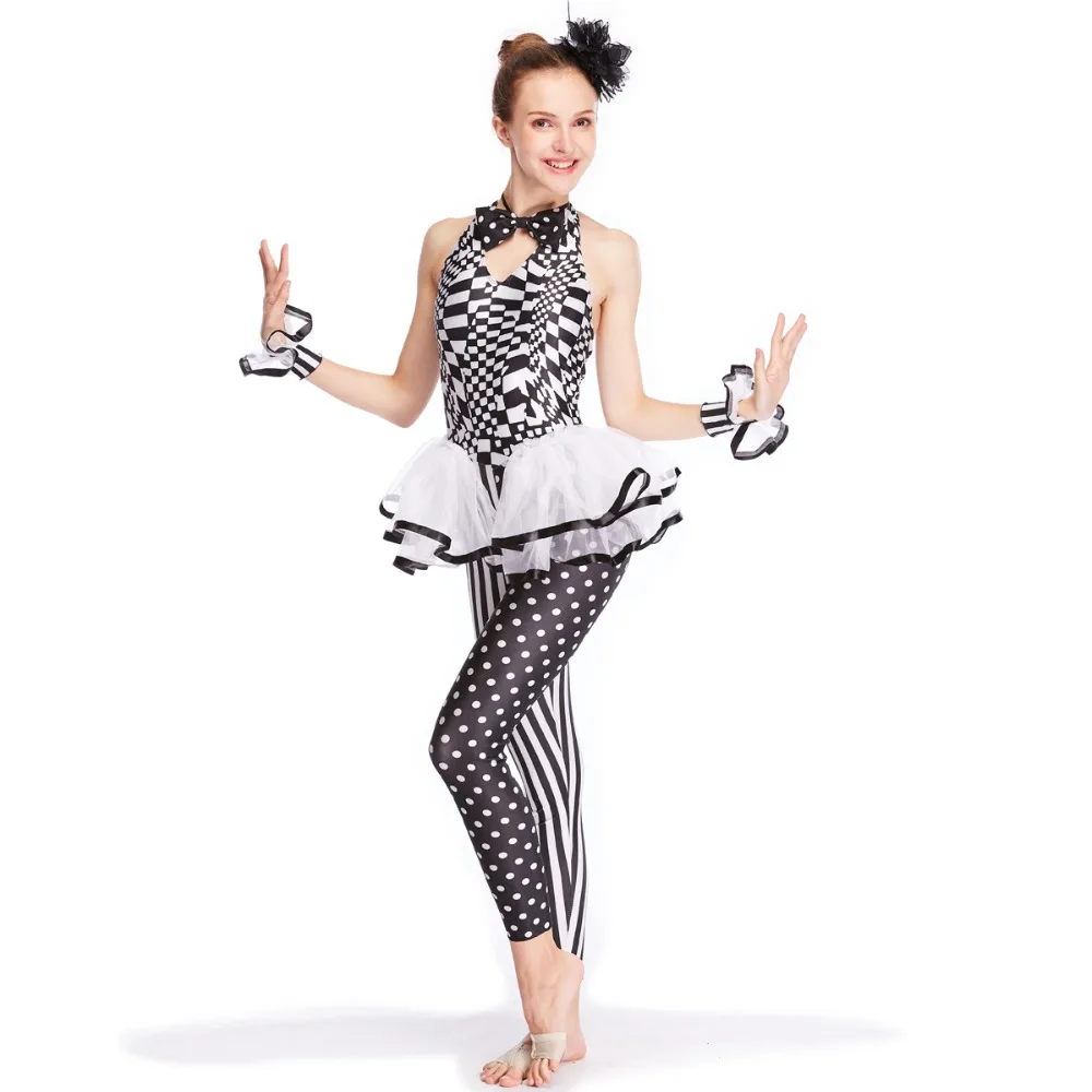 MiDee Charactor Dance Costume Performance Dancewear Black-and-white Print Dance Bodysuit Unitard Hip Hop Outfits
MiDee Charactor Dance Costume Performance Dancewear Black-and-white Print Dance Bodysuit Unitard Hip Hop Outfits