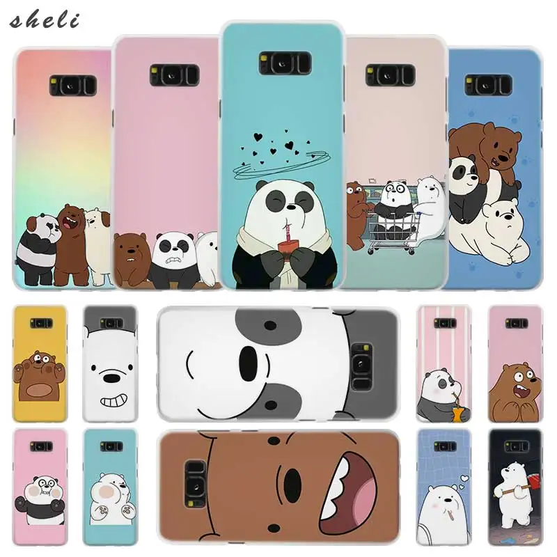 Sheli Lovely Bare Bears Transparent Note 10 9 pro hard Case Cover for Samsung Galaxy S4 S5 S6 S7 S8 S9 Plus Edge Min s10 lite
Sheli Lovely Bare Bears Transparent Note 10 9 pro hard Case Cover for Samsung Galaxy S4 S5 S6 S7 S8 S9 Plus Edge Min s10 lite