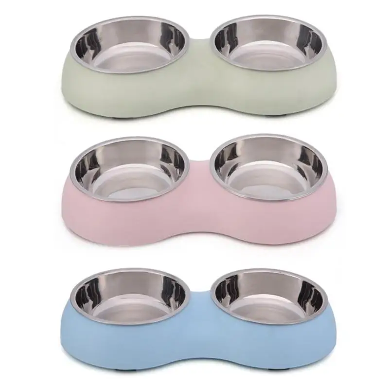 Dog Feeder Drinking Bowls Pet Double Bowls Dog Cat Feeder Non-Slip Food Water Drinking Bowl Pet Supplies
Dog Feeder Drinking Bowls Pet Double Bowls Dog Cat Feeder Non-Slip Food Water Drinking Bowl Pet Supplies