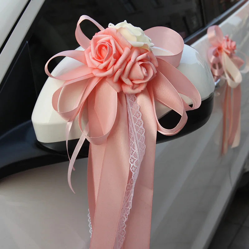 6 pcs /lot Rearview Mirror Flower Wedding Car Fleet Decoration Flowers Accessory Wedding Car Handle Flower Supplies
6 pcs /lot Rearview Mirror Flower Wedding Car Fleet Decoration Flowers Accessory Wedding Car Handle Flower Supplies