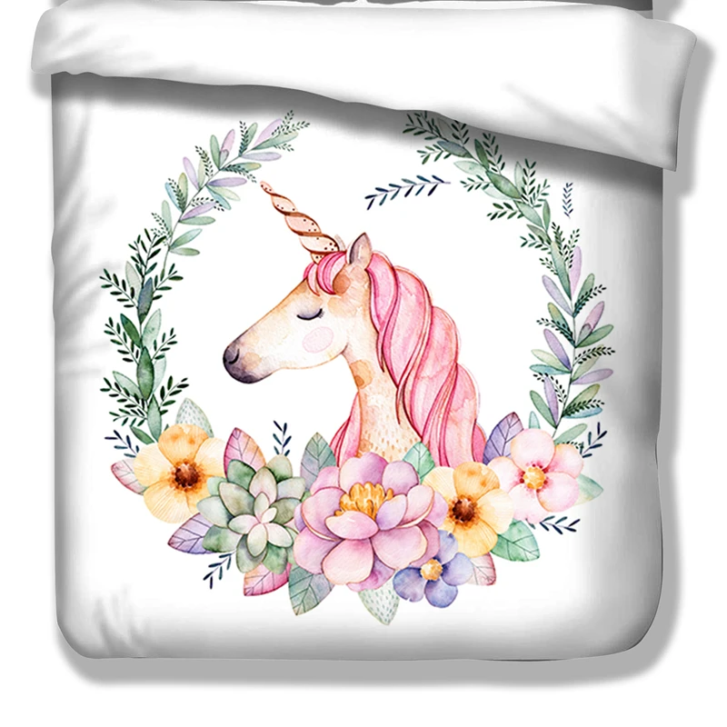Pink Unicorn Duvet Cover set with Pillow Case USA Twin Full Queen King size soft and comfortable new bed linen set new 3pcs
Pink Unicorn Duvet Cover set with Pillow Case USA Twin Full Queen King size soft and comfortable new bed linen set new 3pcs