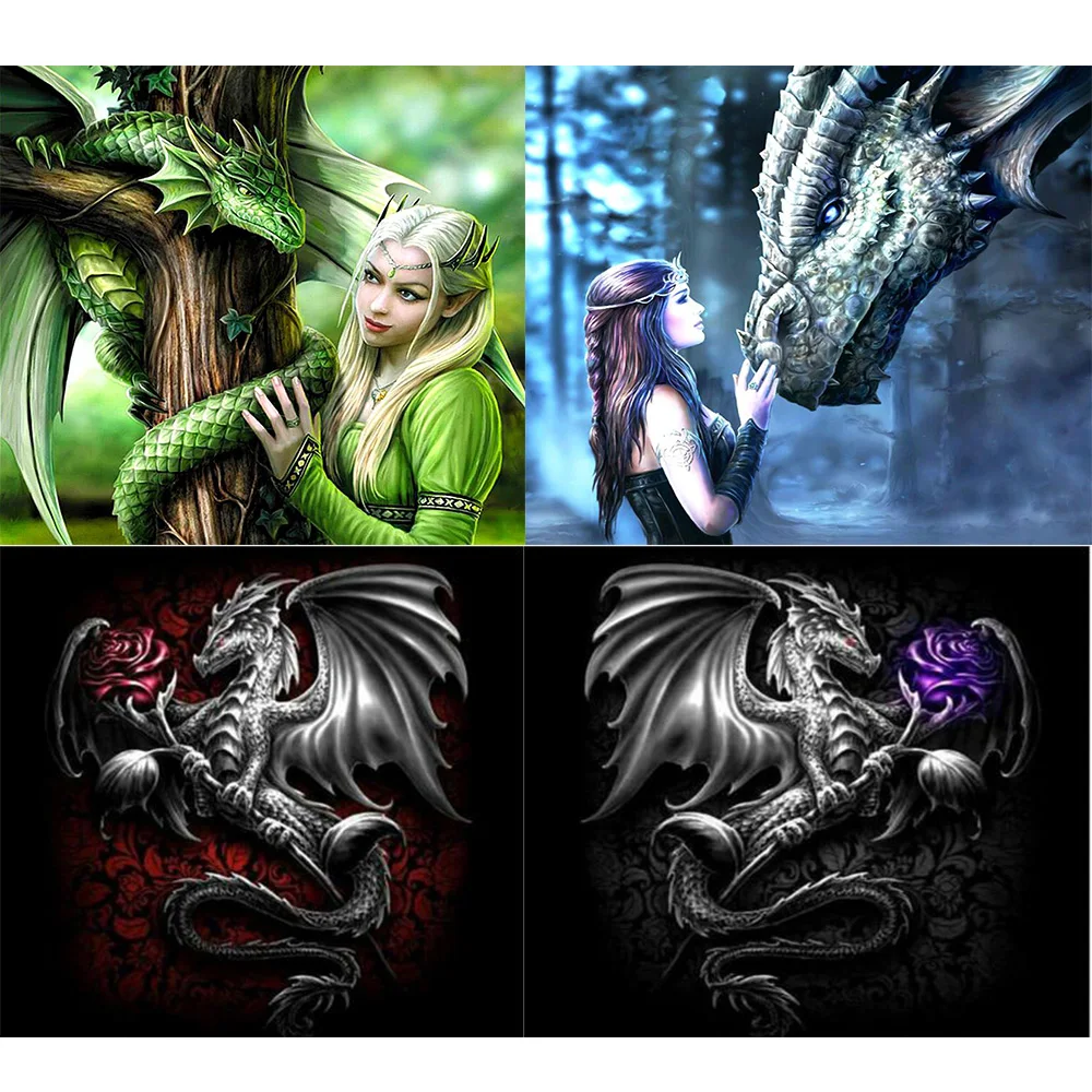 5D Diamond Mosaic Square Drill Ful Diamond Painting Cross Stitch Crystal girl Icon Diamond Embroidery Cartoon dragon Decor FZ609
5D Diamond Mosaic Square Drill Ful Diamond Painting Cross Stitch Crystal girl Icon Diamond Embroidery Cartoon dragon Decor FZ609