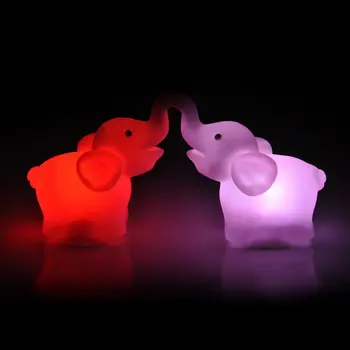 1 Pc LED Elephant Shape Night Light Color Changing Decoration Lamp Nightlight With Battery Wedding Party Decor
1 Pc LED Elephant Shape Night Light Color Changing Decoration Lamp Nightlight With Battery Wedding Party Decor