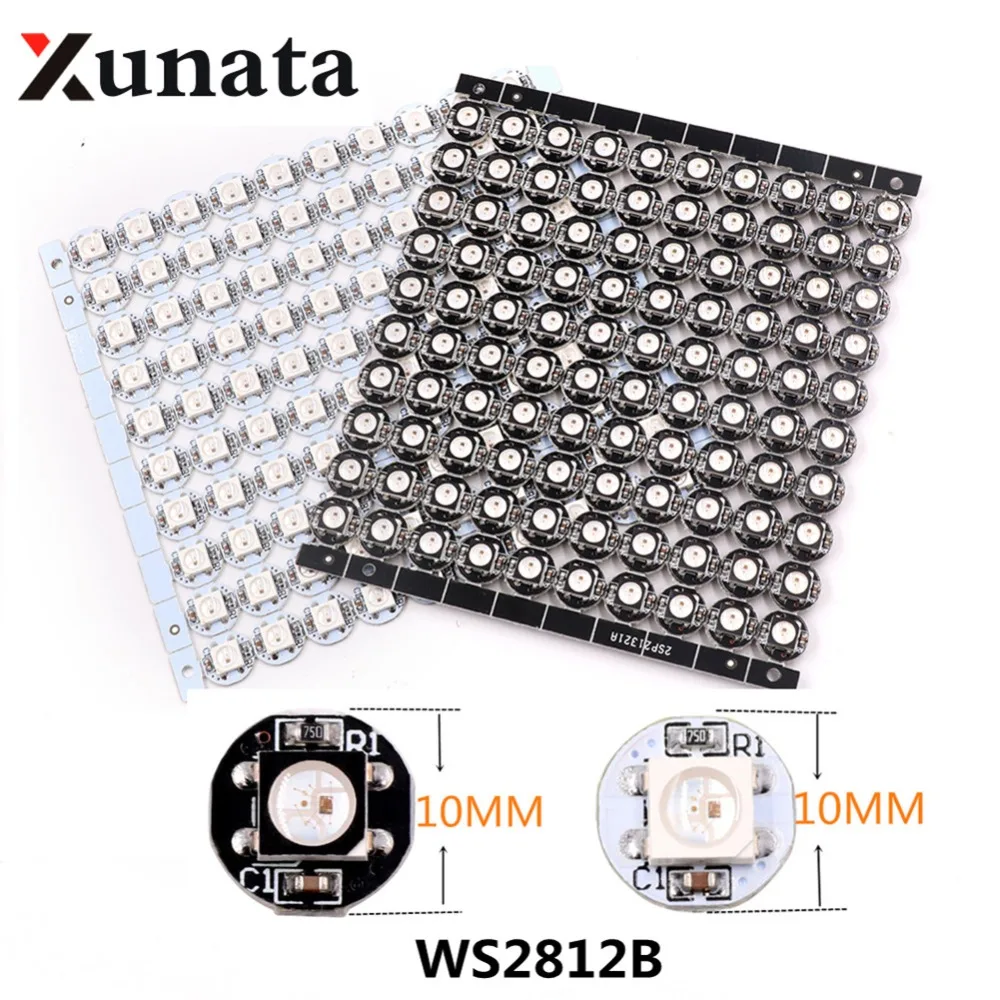 Светодиодный 4 контактный чип WS2812B WS2812 10 ~ 1000 шт. плата радиатора и DC5V 5050 RGB WS2811 IC