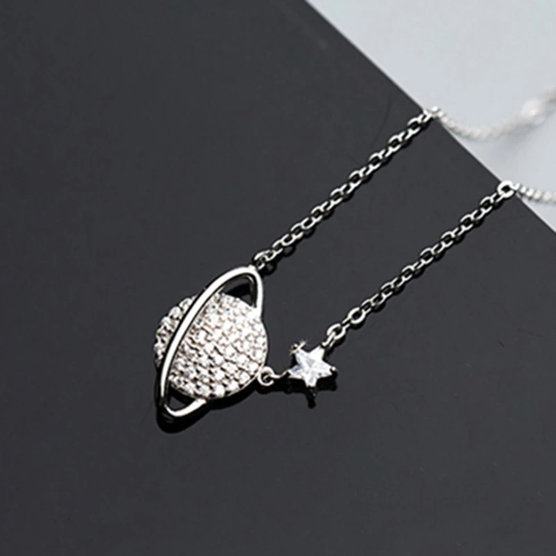 Saturn Planet Pendant Jewelry Space Astronomers Gift Cubic Zirconia 925 Sterling Silver Star Design Pendant UFO Space
Saturn Planet Pendant Jewelry Space Astronomers Gift Cubic Zirconia 925 Sterling Silver Star Design Pendant UFO Space