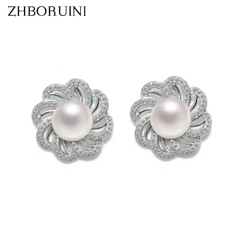 ZHBORUINI 2017 Pearl Earrings 925 Sterling Silver Jewelry For Women Natural Freshwater Pearl Jewelry Flower Stud Earrings Gift
ZHBORUINI 2017 Pearl Earrings 925 Sterling Silver Jewelry For Women Natural Freshwater Pearl Jewelry Flower Stud Earrings Gift