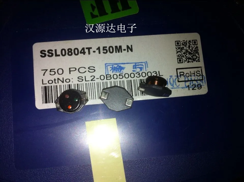 Kellett new factory with a circular power inductors SSL0804T-150M-N 15UH 3A 13 * 9MM 3316
Kellett new factory with a circular power inductors SSL0804T-150M-N 15UH 3A 13 * 9MM 3316