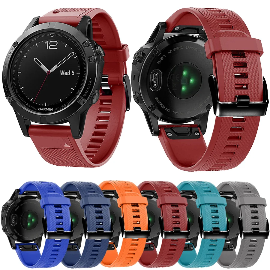 22MM Watchband Strap For Garmin Fenix 5 / 5 Plus Sapphire Premium GPS/Glonass Sport Watch Quick Release Silicone Soft Strap
22MM Watchband Strap For Garmin Fenix 5 / 5 Plus Sapphire Premium GPS/Glonass Sport Watch Quick Release Silicone Soft Strap