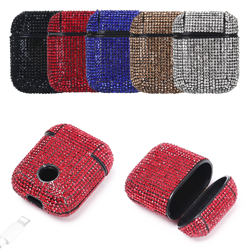 Shining Diamond Decorative Case for Apple AirPods Case Wireless Bluetooth Earphone Protective Cover Bag Shell Case for Air Pods
Shining Diamond Decorative Case for Apple AirPods Case Wireless Bluetooth Earphone Protective Cover Bag Shell Case for Air Pods