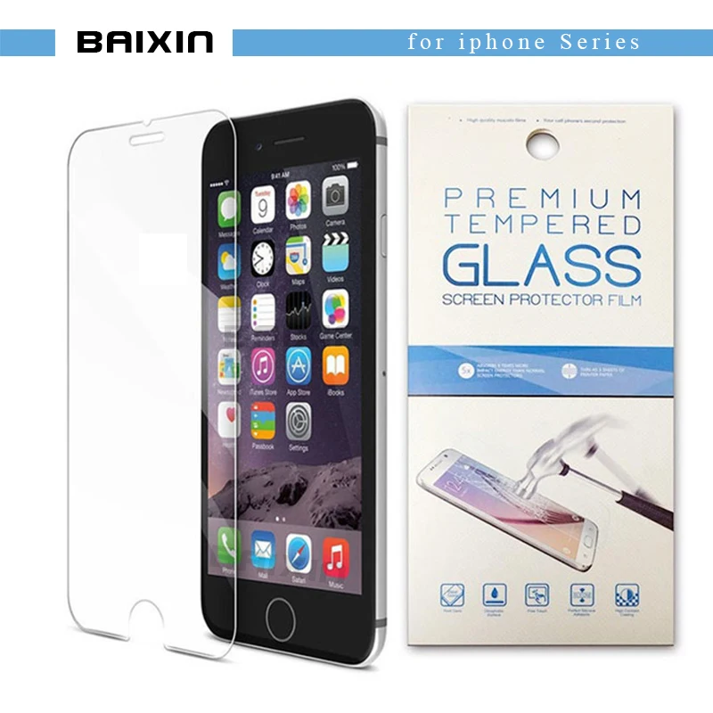 baixin Tempered glass For iphone XR XS XS Max X 8 4s 5s SE 6 6s 7 Toughened screen protector for iphone 6s 8 7plus 5.5"+Package
baixin Tempered glass For iphone XR XS XS Max X 8 4s 5s SE 6 6s 7 Toughened screen protector for iphone 6s 8 7plus 5.5"+Package