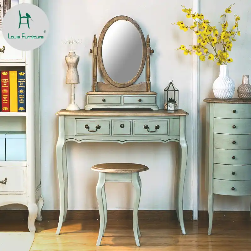 Louis Fashion French Country Mediterranean Furniture Retro