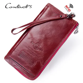 Leather Wallet Women Wallets First Layer Cowhide RFID Anti-magnetic Clutch Cluse
Leather Wallet Women Wallets First Layer Cowhide RFID Anti-magnetic Clutch Cluse