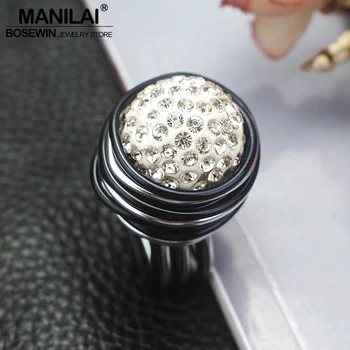 MANILAI Handmade Bead Rhinestones Rings Women Vintage Fashion Charm Wire Enwind Finger Ring Jewelry
MANILAI Handmade Bead Rhinestones Rings Women Vintage Fashion Charm Wire Enwind Finger Ring Jewelry