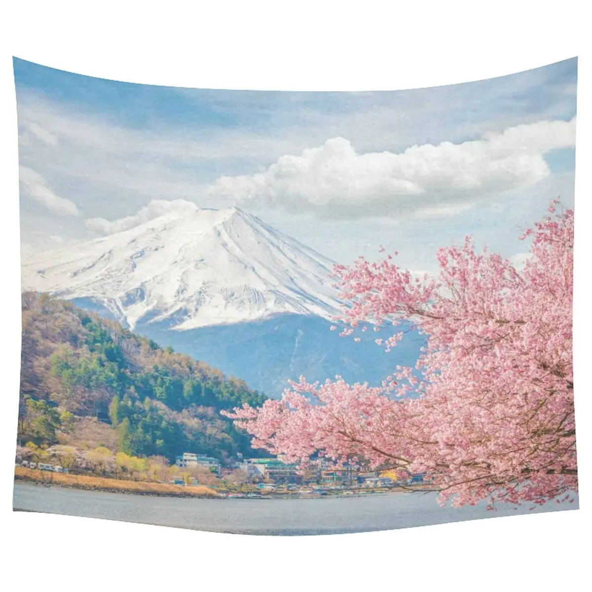 Japanese Cherry Blossoms Home Decor Tapestries Wall Art, Mountain Fuji Tapestry Wall Hanging Art
Japanese Cherry Blossoms Home Decor Tapestries Wall Art, Mountain Fuji Tapestry Wall Hanging Art